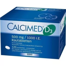 CALCIMED D3 500 mg/1000 I.E. Kautabletten, 120 St