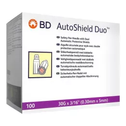 BD AUTOSHIELD Duo Sicherheits-Pen-Nadeln 5 mm, 100 St