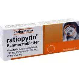 RATIOPYRIN Schmerztabletten, 20 St