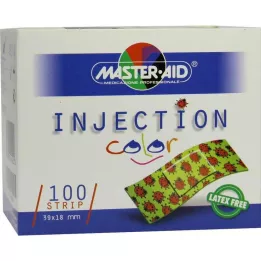 INJECTION strip color 18x39 mm Kinderpfl.Käfer, 100 St