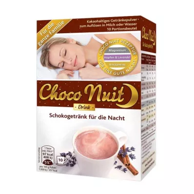 Choco Nuit Gute-Nacht-Schokogetränk Pulver, 10 St