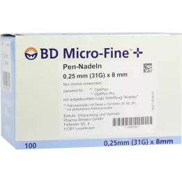 BD MICRO-FINE+ 8 Pen-Nadeln 0,25x8 mm, 100 St