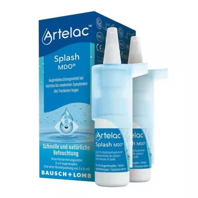 Artelac Splash MDO Augentropfen bei trockenen Augen, 2X15 ml