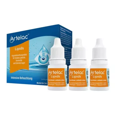 ARTELAC Lipids MD Augengel, 3X10 g