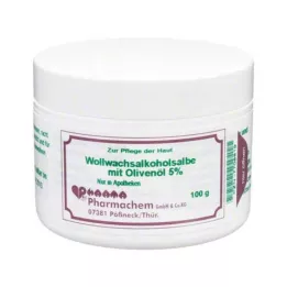 WOLLWACHSALKOHOLSALBE m.Olivenöl 5%, 100 g