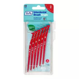 TEPE Interdentalbürste Angle 0,5mm ISO 2 rot, 6 St