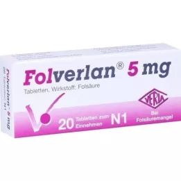 FOLVERLAN 5 mg Tabletten, 20 St
