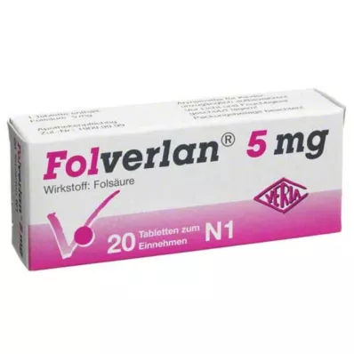FOLVERLAN 5 mg Tabletten, 20 St