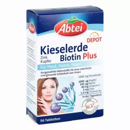 ABTEI Kieselerde Plus Biotin Depot Tabletten, 56 St