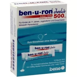 BEN-U-RON direkt 500 mg Granulat Erdbeer/Vanille, 10 St