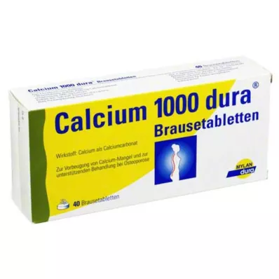 CALCIUM 1000 dura Brausetabletten, 40 St