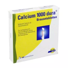 CALCIUM 1000 dura Brausetabletten, 100 St