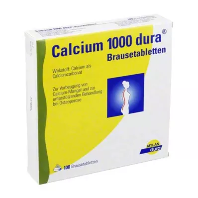 CALCIUM 1000 dura Brausetabletten, 100 St