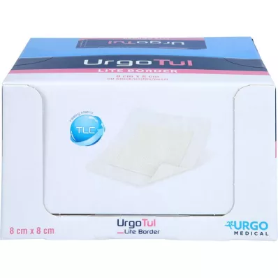 URGOTÜL Lite Border 8x8 cm Verband Spender, 50 St