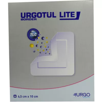 URGOTÜL Lite Border 6,5x10 cm Verband, 10 St