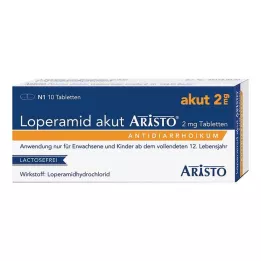 LOPERAMID akut Aristo 2 mg Tabletten, 10 St
