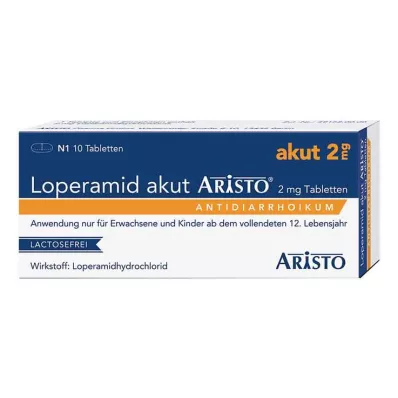 LOPERAMID akut Aristo 2 mg Tabletten, 10 St