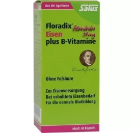 FLORADIX Eisen plus B-Vitamine Kapseln, 40 St