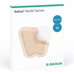 ASKINA DresSil Sacrum Sil.Schaumst.V.16x17 cm, 5 St