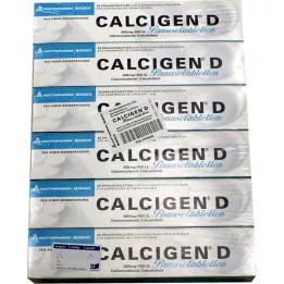 CALCIGEN D 600 mg/400 I.E. Brausetabletten, 120 St