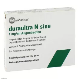 DURAULTRA N sine Augentropfen, 10X0.6 ml