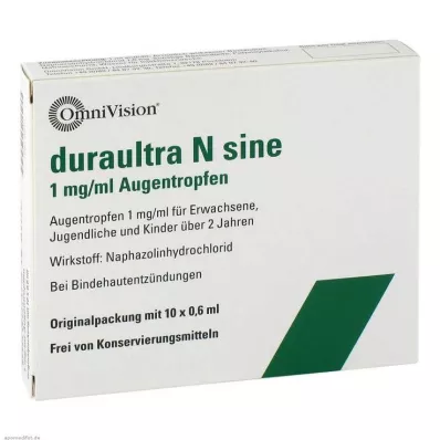DURAULTRA N sine Augentropfen, 10X0.6 ml