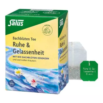 Bachblüten Tee Ruhe &amp; Gelassenheit bio Salus, 15 St
