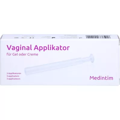 VAGINAL APPLIKATOR für Gel/Creme, 3 St