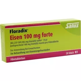FLORADIX Eisen 100 mg forte Filmtabletten, 20 St