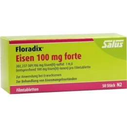 FLORADIX Eisen 100 mg forte Filmtabletten, 50 St