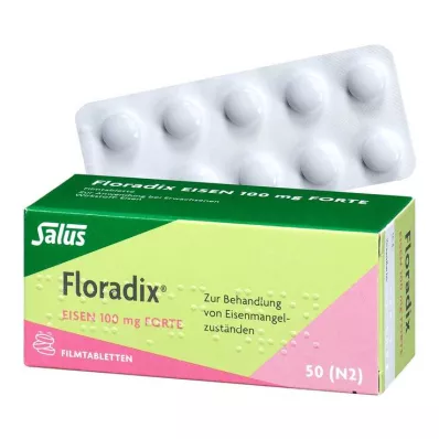 FLORADIX Eisen 100 mg forte Filmtabletten, 50 St