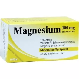 MAGNESIUM 100 mg Jenapharm Tabletten, 20 St