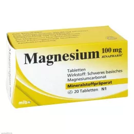 Magnesium 100 mg Jenapharm Tabletten, 20 St
