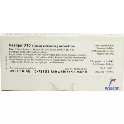 Realgar D 10 Ampullen, 8X1 ml