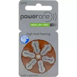 BATTERIEN Hör PowerOne 312, 6 St