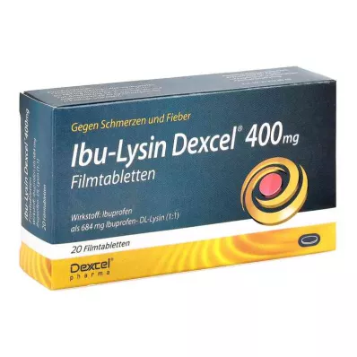 Ibu-lysin Dexcel 400 mg Filmtabletten (20 stk)