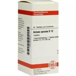 ACTAEA SPICATA D 12 Tabletten, 80 St