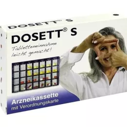 DOSETT S Arzneikassette blau, 1 St