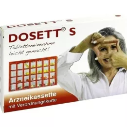 DOSETT S Arzneikassette rot, 1 St