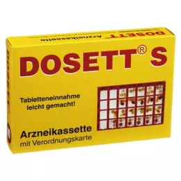 DOSETT S Arzneikassette rot, 1 St