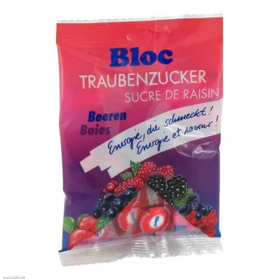 Bloc Traubenzucker Beerenmix Beutel, 75 g