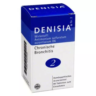 DENISIA 2 chronische Bronchitis Tabletten, 80 St