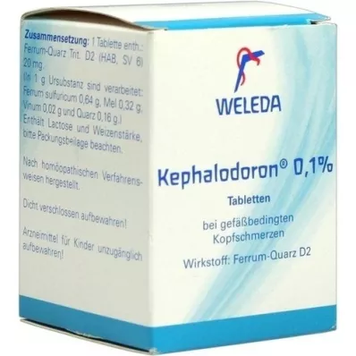 KEPHALODORON 0,1% Tabletten, 250 St