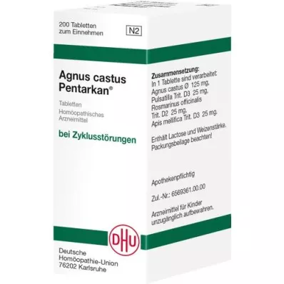 AGNUS CASTUS PENTARKAN Tabletten, 200 St