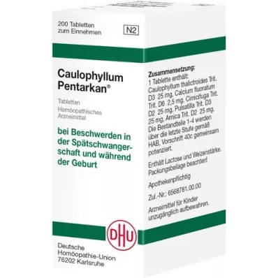 CAULOPHYLLUM PENTARKAN Tabletten, 200 St