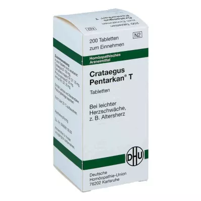 CRATAEGUS PENTARKAN T Tabletten, 200 St CRATAEGUS PENTARKAN T Tabletten, 200 St
