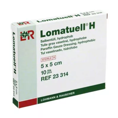 LOMATUELL H Salbentüll 5x5 cm steril, 10 St LOMATUELL H Salbentüll 5x5 cm steril, 10 St