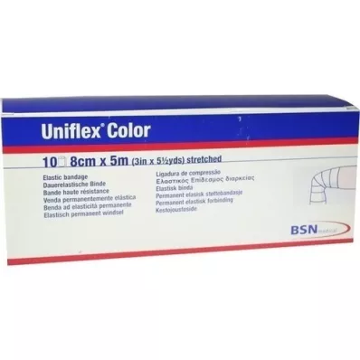 UNIFLEX Universal Binden 8 cmx5 m blau, 10 St