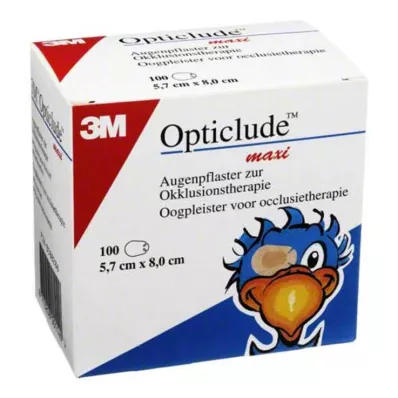 OPTICLUDE 3M maxi 5,7x8 cm 1539/100, 100 St