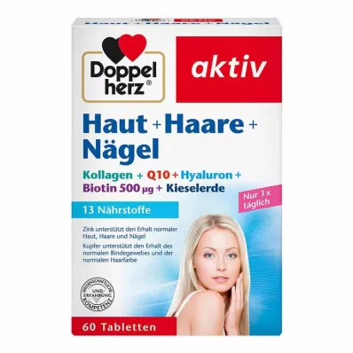Doppelherz Haut+Haare+Nägel Tabletten, 60 St
